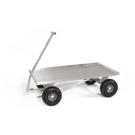 Kahuna Wagons Quadri-Steer Aluminum Pull Wagon ALUM004